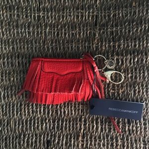 Rebecca Minkoff Finn Fringe Coin Purse Fob